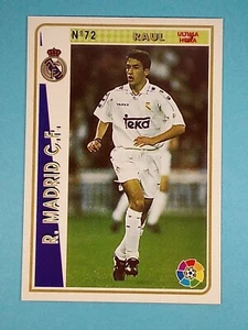 1994-1995 Mundicromo Futbol RC Raul Real Madrid #72 ⚽ - Picture 1 of 2