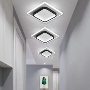 LED Deckenlampe DIMMBAR Moderne Deckenleuchte für Wohnzimmer Flur Eingang - Bild 1 von 8