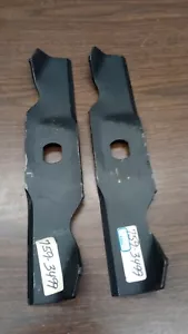 Nuevo juego de 2 cuchillas de cortadora de césped Cub Cadet.. Parte # 759-3499 se adapta a 347 con cubierta de 46 - Imagen 1 de 1