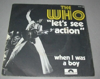 The WHO Let's see action  45t 7"  - ORIGINAL FRANCE 1971 POLYDOR 2058168 - Photo 1/4