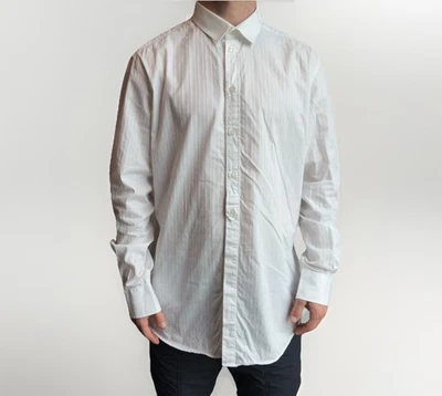 Camisa de vestir blanca Dolce Gabbana Brad para hombre Dolce&Gabbana talla 44 17 1/2 Foto 1 de 4