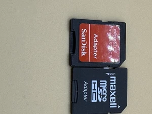 SanDisk Adapter MicroSD to SD Card and Maxwell Adapaters - Picture 1 of 2