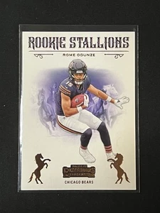 2024 Panini Contenders - Rome Odunze Rookie Stallions RC #13 Bronze Foil - Picture 1 of 2