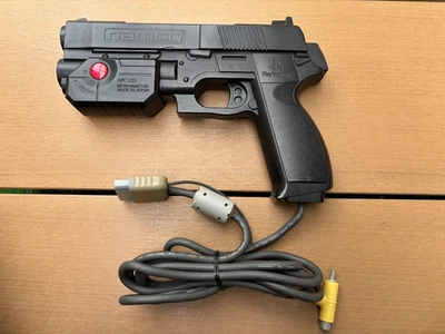 Namco Guncon PS2 Light Gun Controller NPC-103 Black CRT TV Only No Test Parts - Image 1 of 3