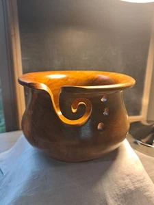 Yarn Bowl Wooden Sheesham - Picture 1 of 4