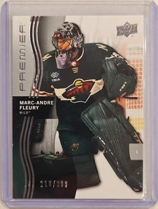 23/24 2023 UPPER DECK PREMIER MARC-ANDRE FLEURY 83 BASE CARD /299 MINNESOTA WILD - Picture 1 of 2