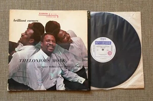 THELONIOUS MONK BRILLIANT CORNERS LP 1961 UK RIVERSIDE MONO WHITE READ CAREFULLY - Picture 1 of 13