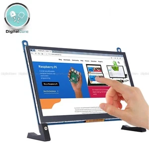 7" Touch Screen IPS 1024x600 HDMI Display Monitor for Raspberry Pi Windows AIDA6 - Picture 1 of 12