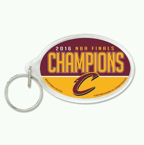 CLEVELAND CAVALIERS 2016 NBA CHAMPIONS ACRYLIC KEY RING 2 SIDED GRAPHICS DURABLE Cover