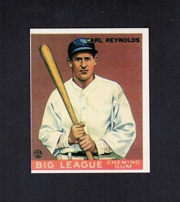 #120 CARL REYNOLDS, St. Louis Browns | 1933 Goudey Gum Co. | RGI REPRINT 1984 - Image 1 of 2