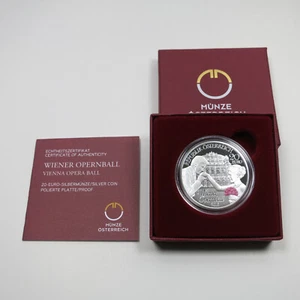 Österreich 20 Euro 2016 Silber PP Wiener Opernball - OS (lesen) - Bild 1 von 3