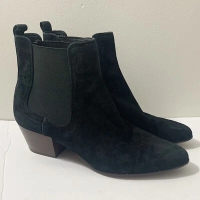 Sam Edelman Reesa Botines Pull On Negro Gamuza Talla 9.5M Para Mujer’s Foto 1 de 4