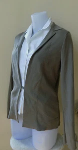 FABIANA FILIPPI Hermosa Blusa-Chaqueta Doble Efecto Manga Larga Italia 38 - Imagen 1 de 11