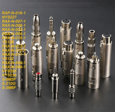 RCA Phono Female Socket to XLR Male Plug RCA Socket to 6.35mm Jack Plug Adapter - Image 1 of 4