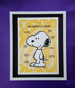 DEATH NYC Hand Signed LARGE Print Framed 16x20in COA SNOOPY YAYOI KUSAMA + - Picture 1 of 6