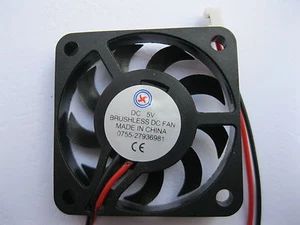 10 pcs Brushless DC Cooling Fan 9 Blade 5V 4007S 40x40x07mm 2Wire Sleeve Bearing - Picture 1 of 3