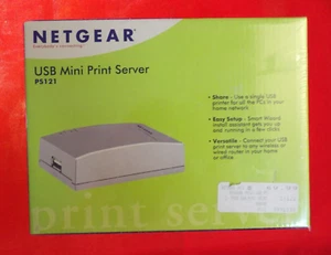 NETGEAR PS121 USB 2.0 Mini Print Server - Brand new in box! - Picture 1 of 6