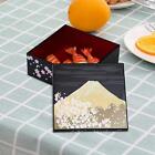 Japanese Sushi Tray Lunch Box Sushi Plate with Lid Traditional Lacquered Box