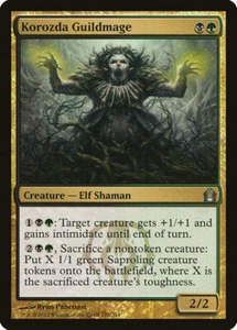 1x LÁMINA Korozda Guildmage MTG RTR #176 Magic English Casi Nuevo/Sin Jugar Tarjeta de UC Poco Común - Imagen 1 de 1