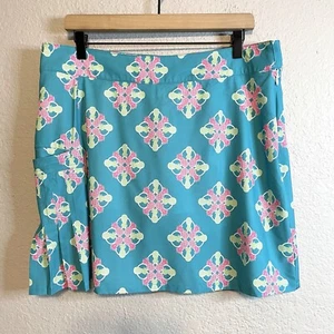CROWN & IVY Women’s 10 Golf Skort Athleisure Pineapple Print Workout Skirt - Picture 1 of 10