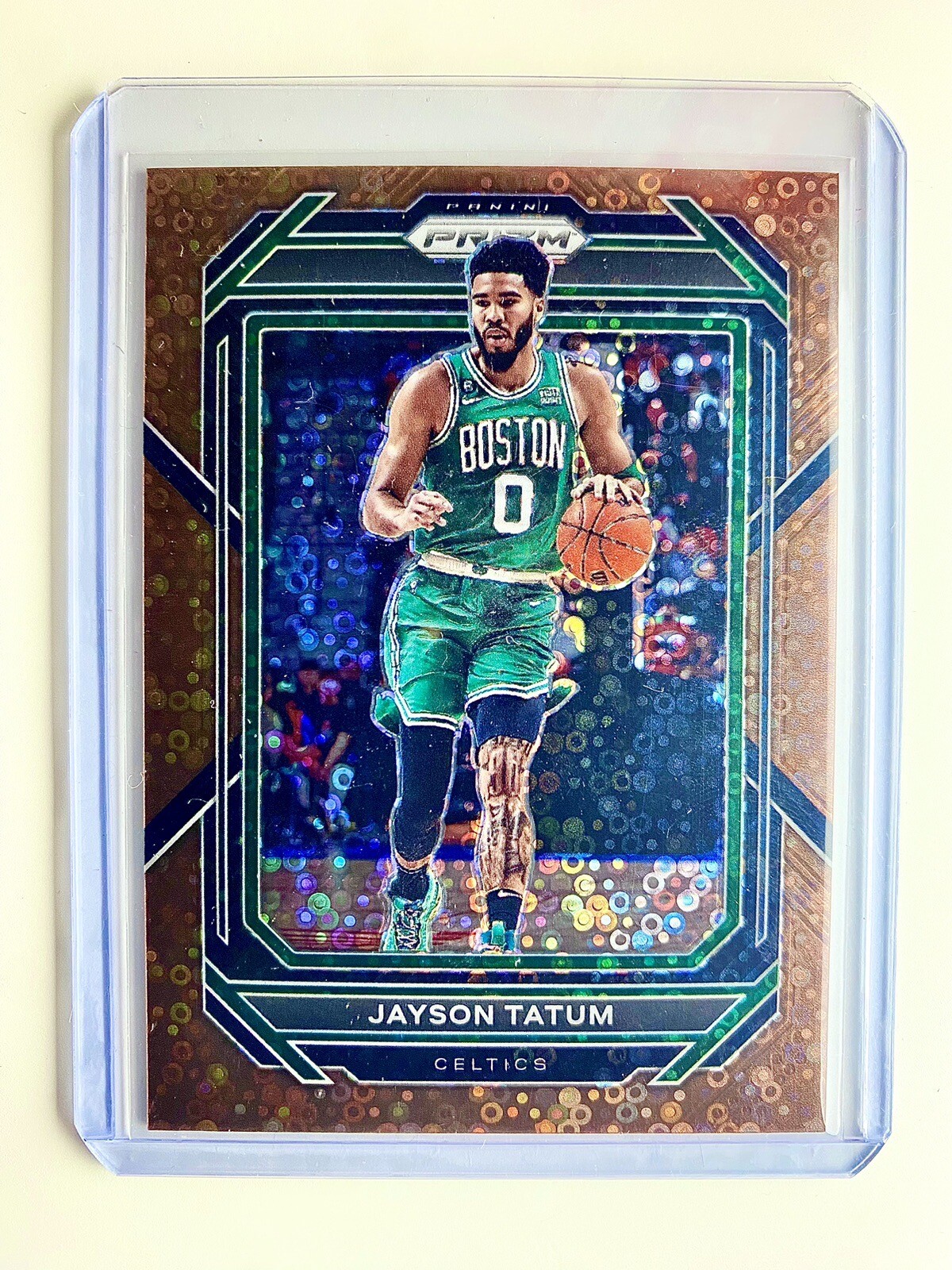 2022-23 Panini Prizm Fast Break #17 Jayson Tatum Bronze 01/20 SSP Celtics