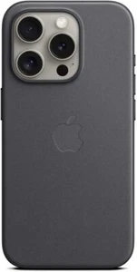 Apple FineWoven Case with MagSafe Black iPhone 15 Pro - Picture 1 of 6