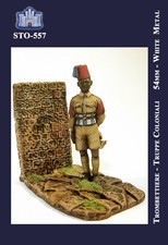 h LA FORTEZZA 54 mm - Trombettiere degli ascari al servizio italiano (STO-557)