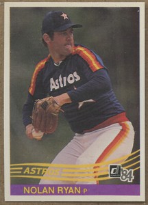1984 Donruss #60 Nolan Ryan Houston Astros Hall-of-Fame