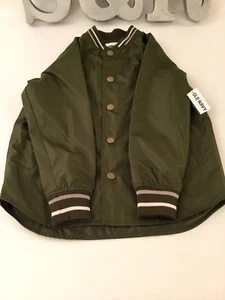 Old Navy Green Letterman Jacket Boys Size 6 - Photo 1/4