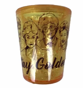 Vidrio Golden Girls Stay Golden Shot helado doble pared plástico cuatro caras estrellas 2 OZ - Imagen 1 de 7