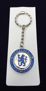 CHELSEA FC Keychain Excellent Design With Spinning Logo - Picture 1 of 4