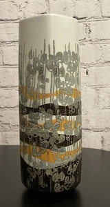 Jarrón estilo Art Nouveau Royal Copenhagen BA pintado a mano escandinavo Dinamarca Porco - Imagen 1 de 15