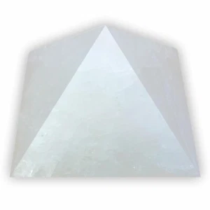 Natural White Selenite Stone Pyramid for Positive Energy, Healing, Meditation). - Picture 1 of 6