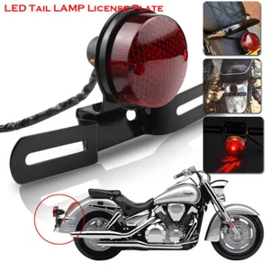 Motorcycle Tail Light LED Motorbike Rear Brake Taillight Stop Lamp Universal RED - Picture 1 of 9