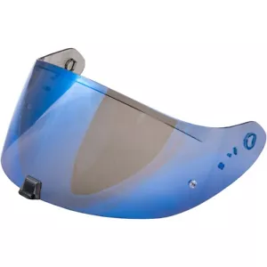 VISIERA VISOR CASCO SCORPION EXO R1 1400, 391, 520 BLU MIRROR SPECCHIO KDF16-1 - Imagen 1 de 1