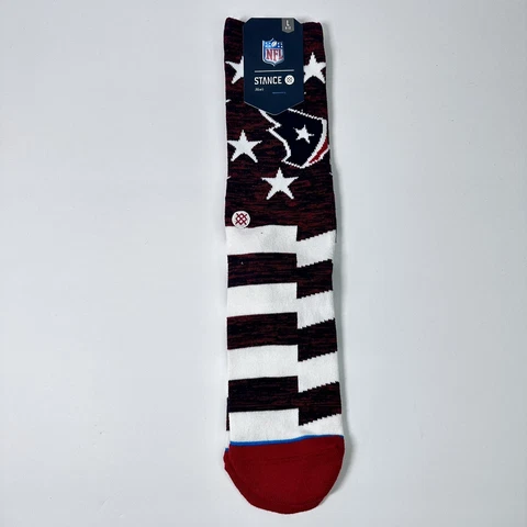 Houston Texans NFL Stance Banner Crew Socks Cover