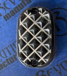 Rear Brake Master Cylinder Cover Black Diamond Harley Twin Cam Dresser 1999-07 - Picture 1 of 11
