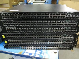 DELL Network 6248 48 ports Gigabit 10/100/1000 4 ports SFP GBIC LAYER 3 commutateur NET - Photo 1/1