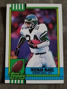 1990 Topps #464 Freeman McNeil New York Jets Football Card - Picture 1 of 1