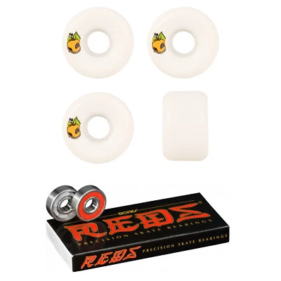 OJ III Skateboard Wheels 56mm Keyframe V2 with Bones Reds Bearings