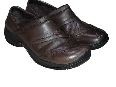 MERRELL Encore Eclipse Womens Coffee Bean Leather Slip-On Comfort Loafers Sz 8.5 - Image 1 of 4