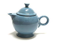 Retired Vintage Homer Laughlin Fiesta Periwinkle Teapot w/Lid Large 44 oz.