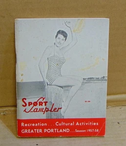 1957/58 Greater Portland Sport Sampler Coupon Booklet, Jantzen Beach, Polo + - Bild 1 von 7