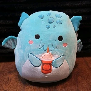 Squishmallows THEOTTO 13" NWT FIRST TO MARKET 2024 ~ Pumpkin Spiced Latte Drink - Picture 1 of 4