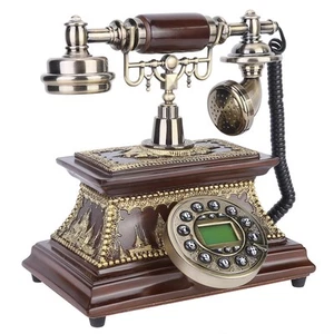 Desktop Retro Vintage ID-Telefon Mit Display FSK/DTMF Für Home Office Hote CU - Afbeelding 1 van 12