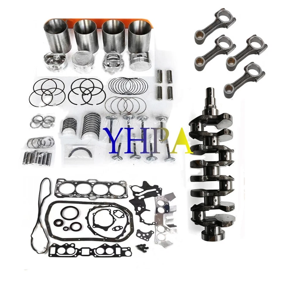 4G64 Overhaul Rebuild Kit+Crankshaft+Connecting Rods for Mitsubishi 4G64 Engine Foto 1 de 1