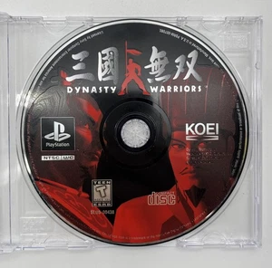 Dynasty Warriors (Sony PlayStation 1, 1997) solo disco Koei - probado - Imagen 1 de 1