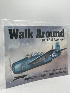 Walk Around TBF/TBM Avenger Lou Drendel Softcover Squadron WWII Aircraft Book - Picture 1 of 2