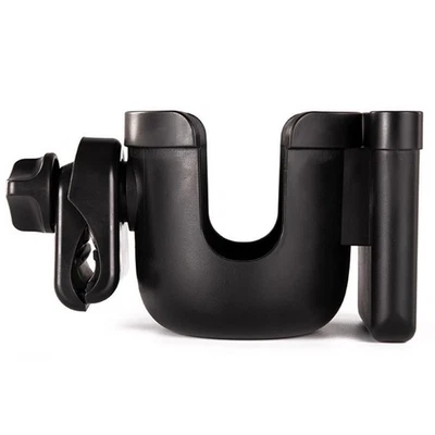 2-in-1 Universal Cup Holder with Phone Holder for Pram Golf Buggy Wheelchair - image 1 of 4