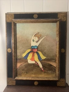 Vintage J. Roybal Oil painting of Ballerina - Picture 1 of 6